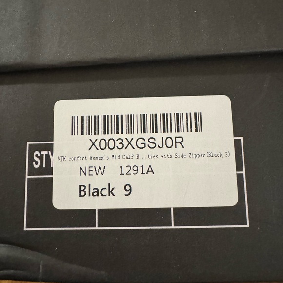 VJH confort Women's Mid Calf Boots, Comfort Buckle Slouchy Booties w/Side Zipper - Picture 9 of 13